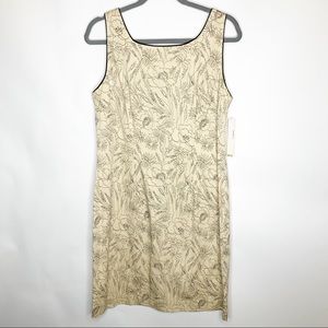 Amanda Smith Cotton Sleeveless Shift Dress size 12